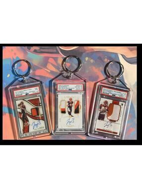 3151B Joe Burrow  3 Pack Bundle 3 Different Custom Novelty Keychains